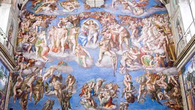 Michelangelo Last Judgement Inspired By Gay Sauna?